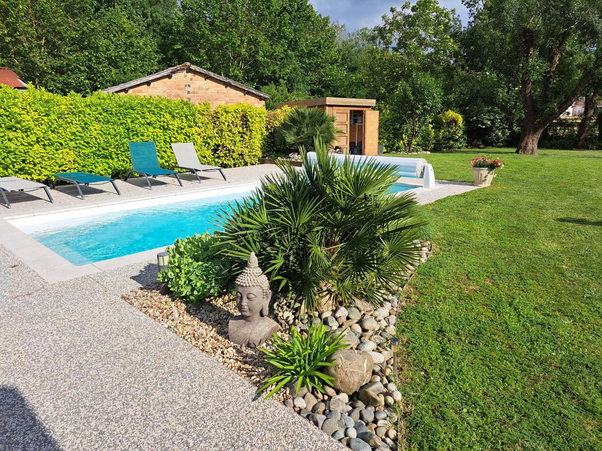 Chambre D Hote La Riviere 45M2 Jardin Et Piscine Aigrefeuille-d'Aunis Exterior photo
